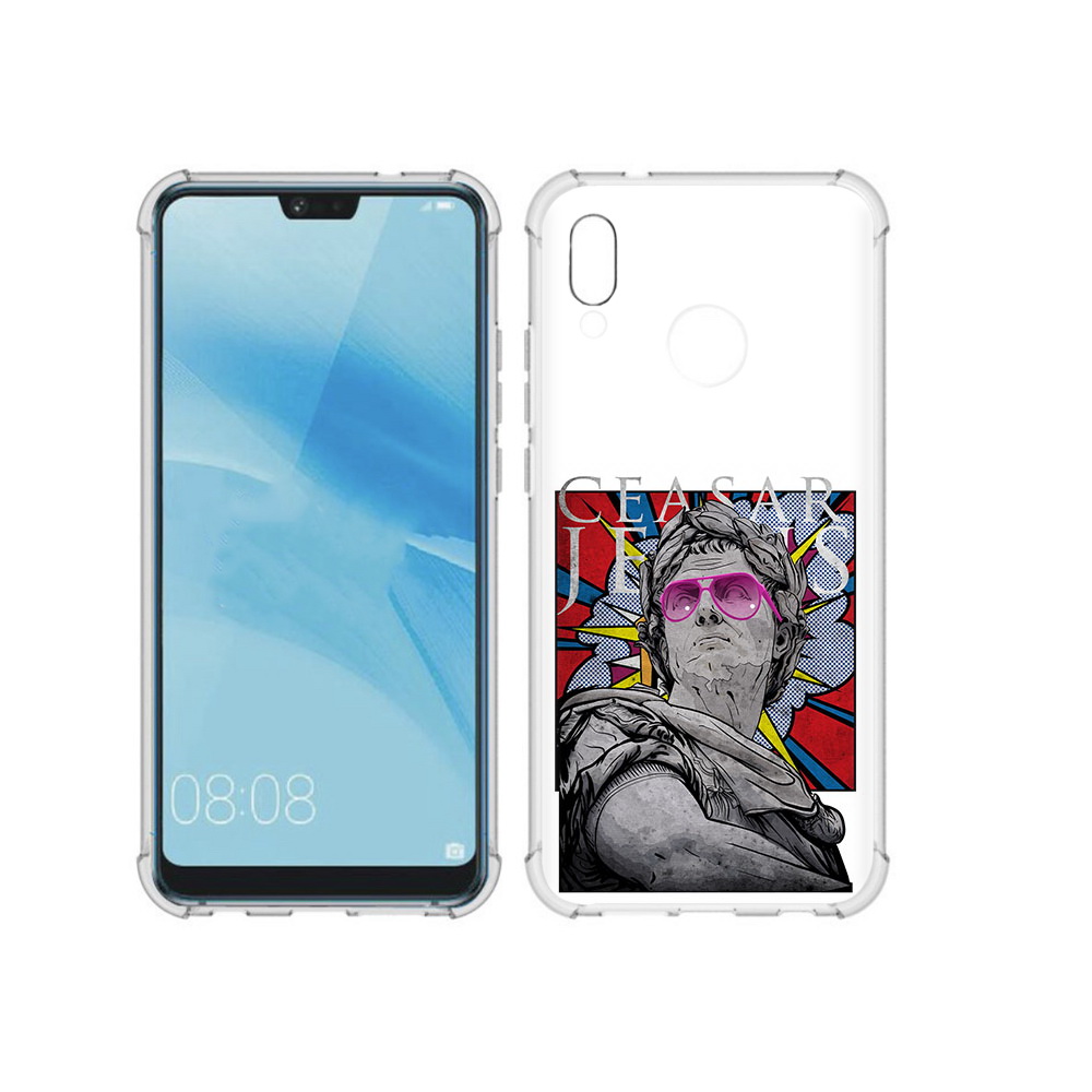 

Чехол MyPads Tocco для Huawei P20 Lite крутая статуя свободы (PT130405.51.423), Прозрачный, Tocco