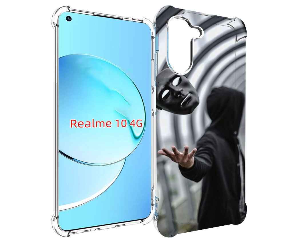 

Чехол MyPads Сними-маску для Realme 10, Прозрачный, Tocco