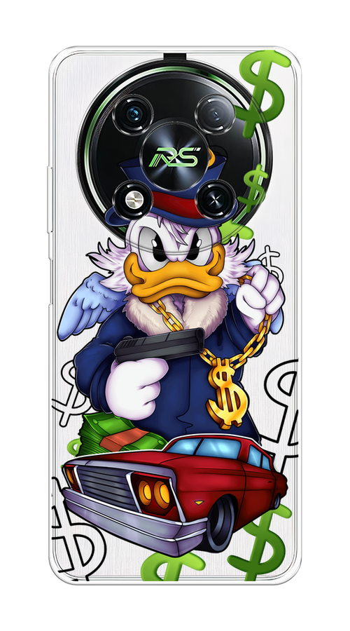 

Чехол на Itel RS4 "Scrooge McDuck with a Gold Chain", Красный;синий;белый, 3202150-1