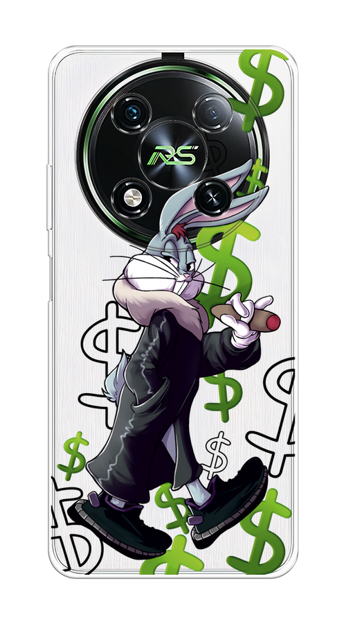 

Чехол на Itel RS4 "Rich Bugs Bunny", Зеленый;черный;голубой, 3202150-1