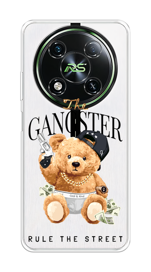 

Чехол на Itel RS4 "The Gangster", Бежевый;серый;черный, 3202150-1