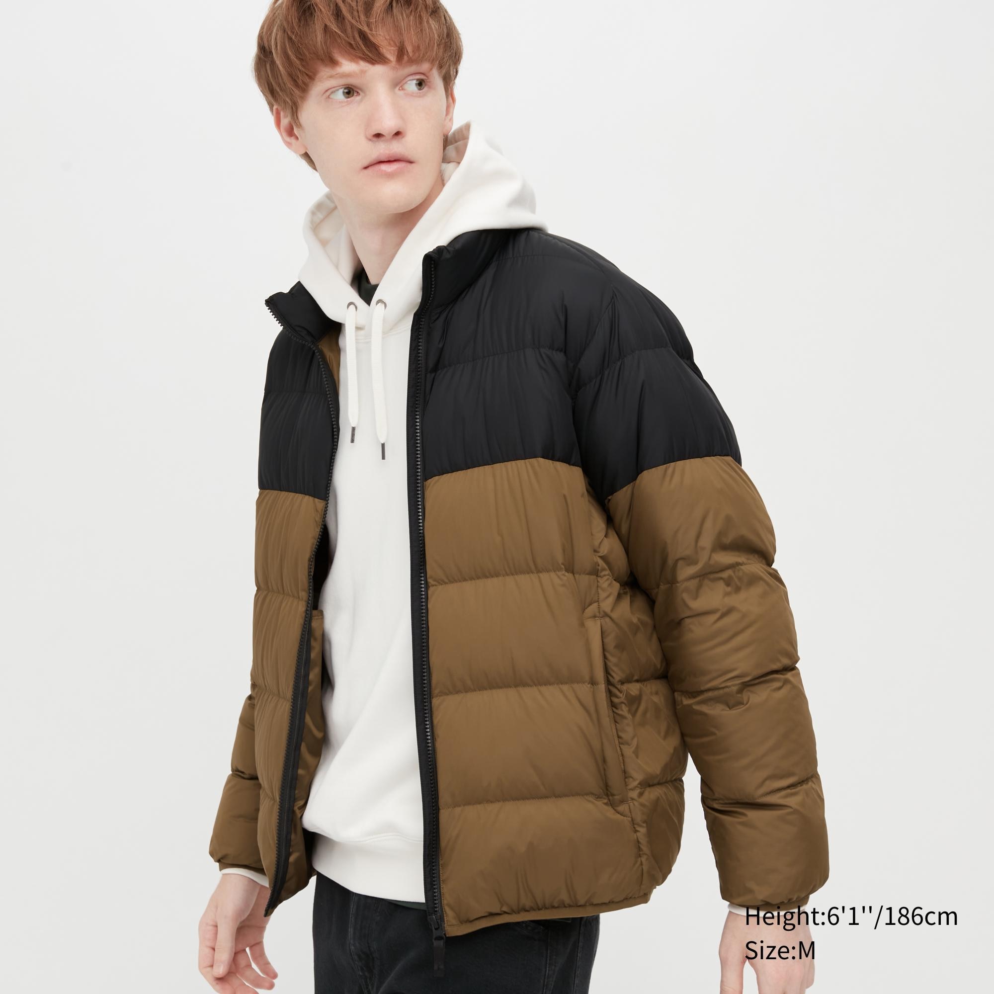 Пуховик мужской UNIQLO 456570COL35 коричневый XS (доставка из-за рубежа)