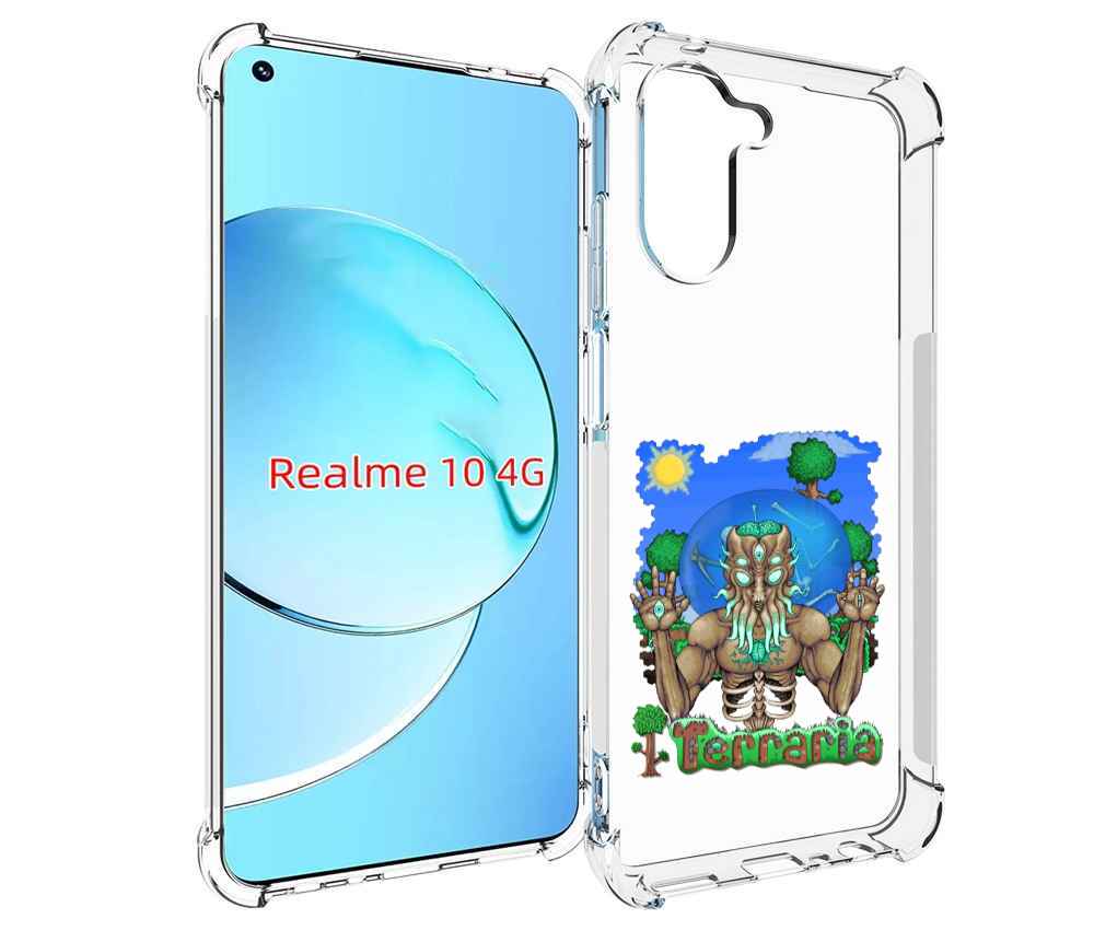 

Чехол MyPads Террария для Realme 10, Прозрачный, Tocco