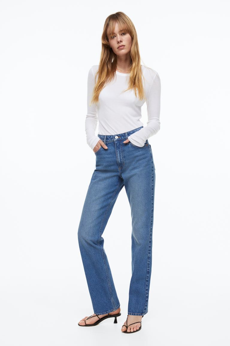 

Джинсы женские H&M 1026091048 синие 50 EU (доставка из-за рубежа), Синий, 1026091048