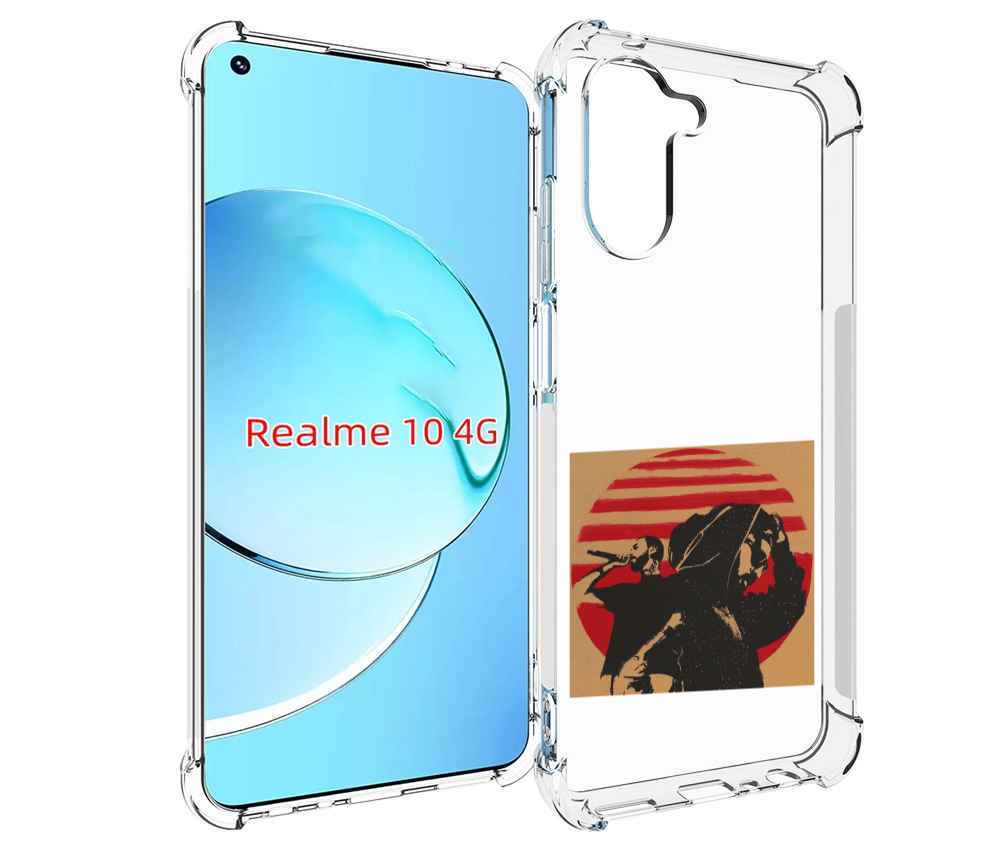 

Чехол MyPads Утопия Мияги и Энди панда для Realme 10, Прозрачный, Tocco