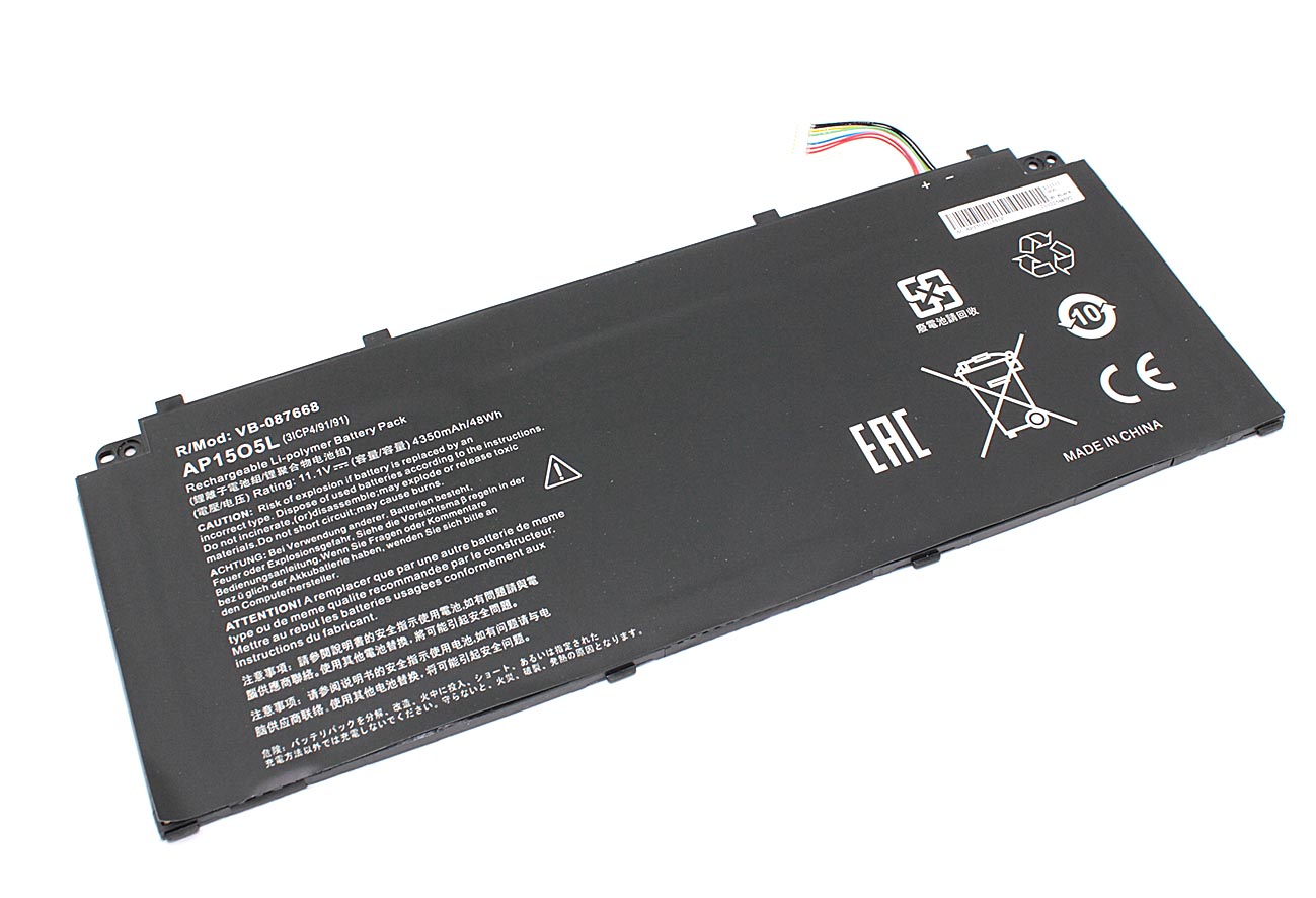 

Аккумулятор для ноутбука Acer Chromebook R13 CB5-312T AP1505L 11.1V