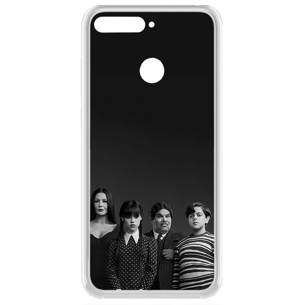 

Чехол-накладка Krutoff Clear Case Уэнсдей Аддамс - Семейка Аддамс для Honor 7A Pro
