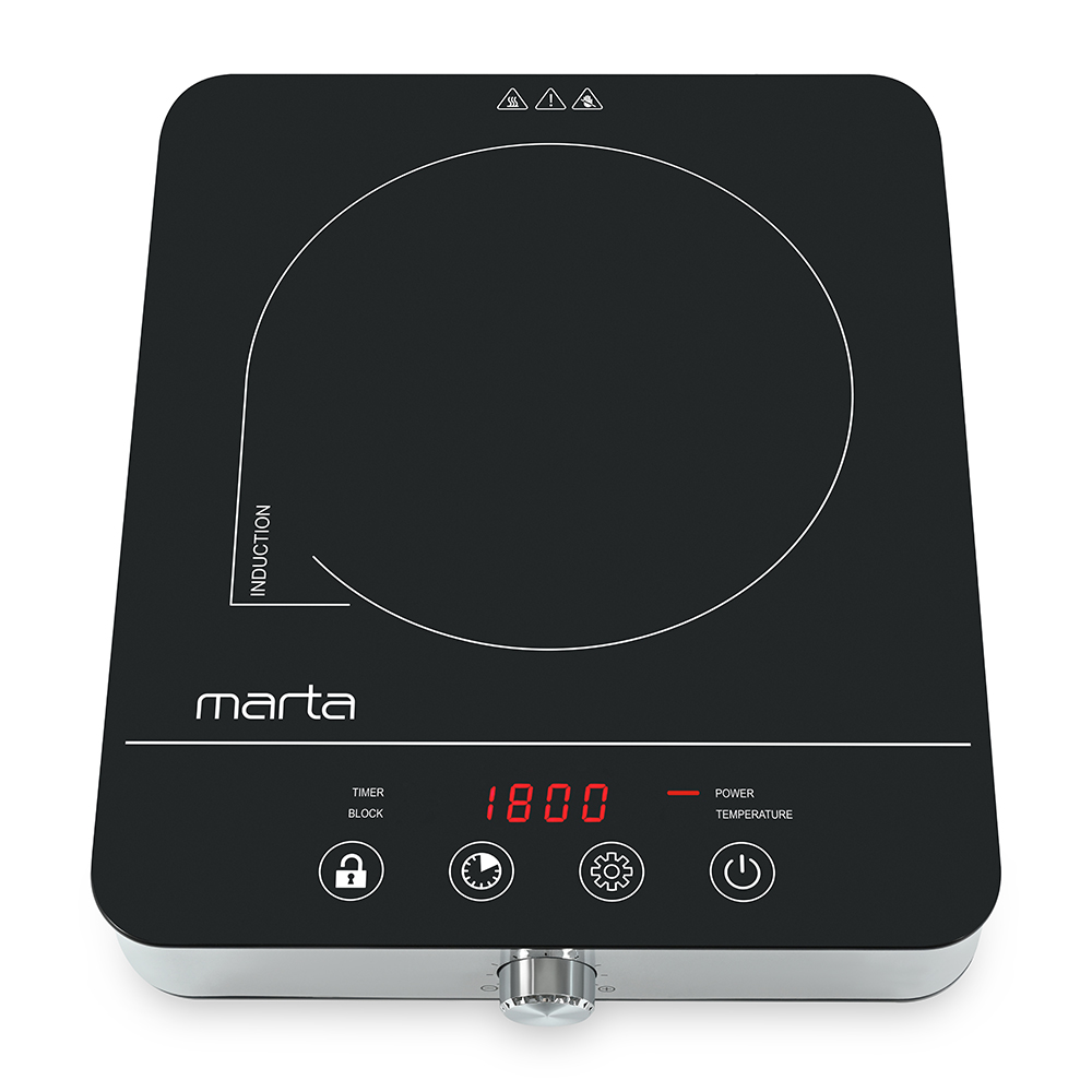 Настольная электрическая плитка Marta MT-4211 Black настольная электрическая плитка marta mt hp4224a черная