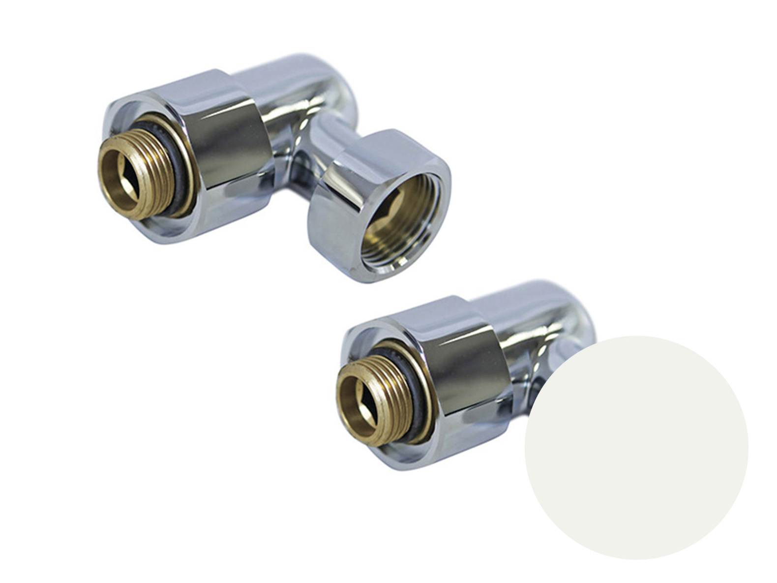 

Уголок с американками Luxon НР-ВН 1/2"x1/2", белый глянцевый (751SCH0404-RAL9016) - 2 шт, 751SCH0404-RAL9016 (G)