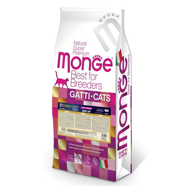 

Сухой корм для кошек Monge Bwild Cat Hare, заяц, 10кг, Bwild