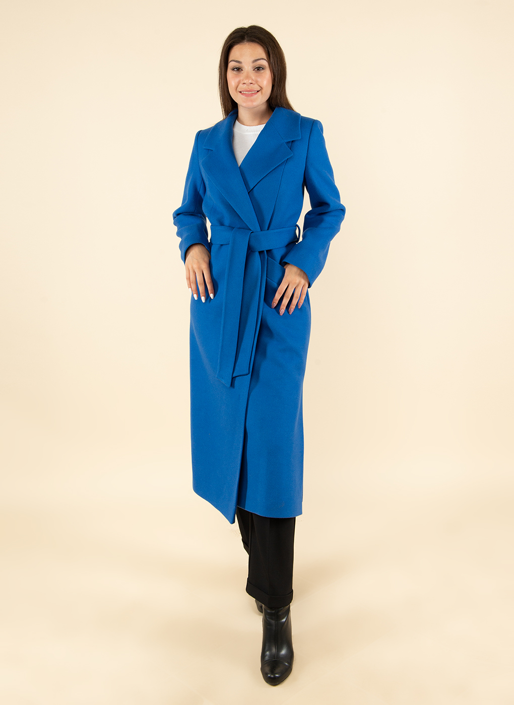 

Пальто женское Каляев 52204 синее 46 RU, 52204