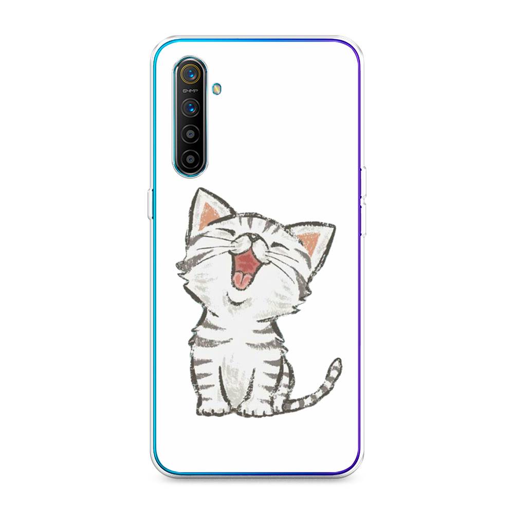 

Чехол Awog на Realme XT "Котенок рисованный", Разноцветный, 251450-1