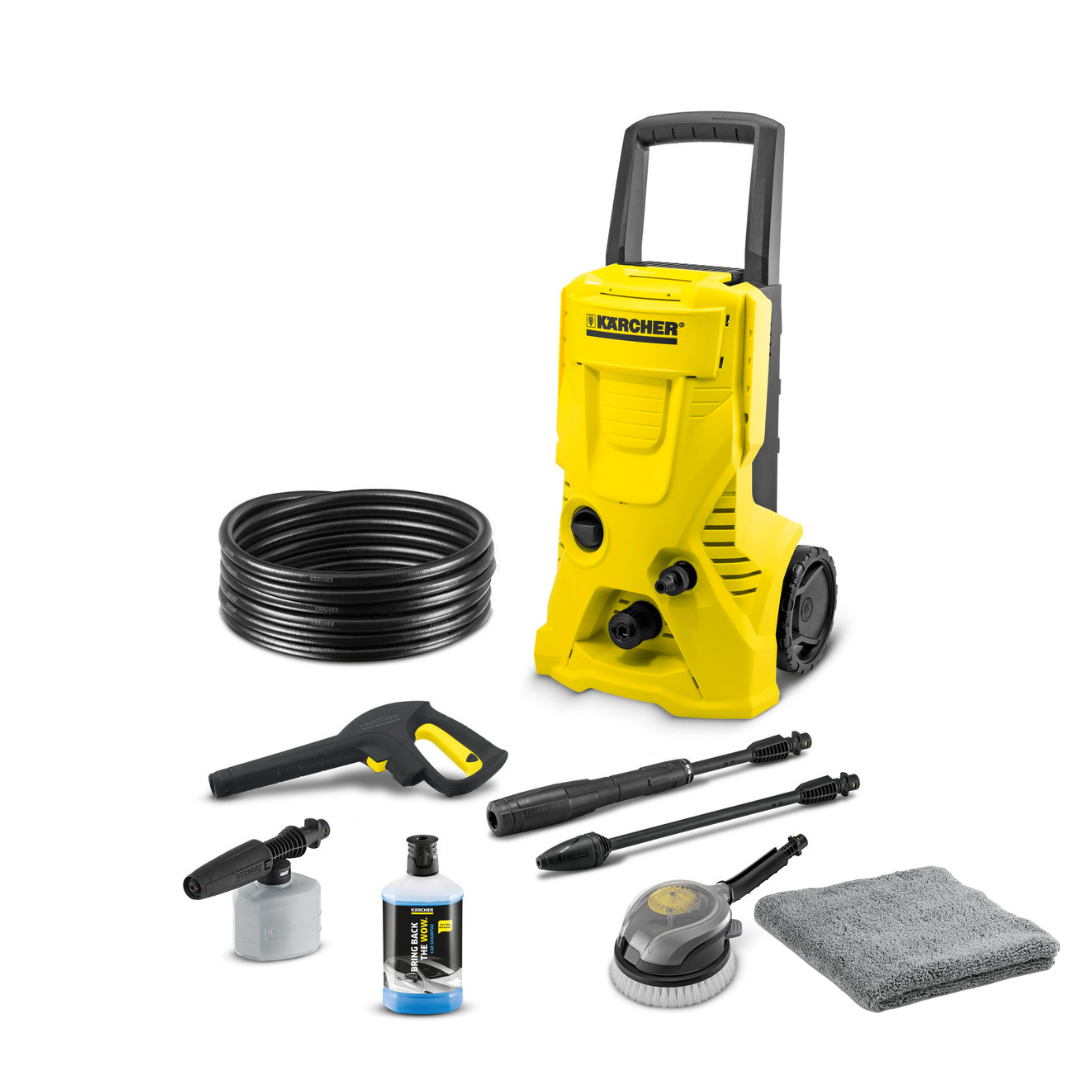 Мойка высокого давления KARCHER K4 Bаsic Cаr 1.180-083+салфетка из микрофибры