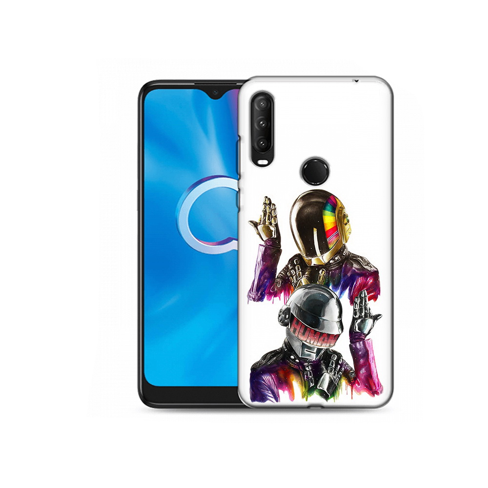 

Чехол MyPads Tocco для Alcatel 1S (2020) 5028Y диско космонавты (PT145668.665.329), Прозрачный, Tocco