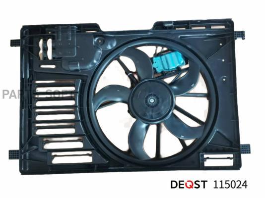 DEQST 115024 Вентилятор радиатора двигателя FORD KUGA II 05,12-