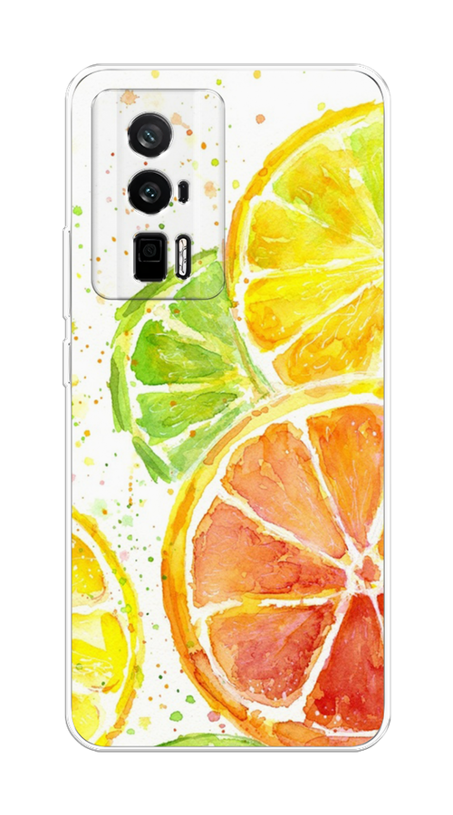 

Чехол на Xiaomi Redmi K60/Poco F5 Pro "Цитрусовые", Белый;желтый;красный;зеленый, 317450-1