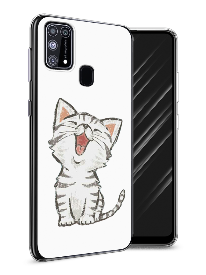 

Чехол Awog на Samsung Galaxy M31 / Самсунг M31 "Котенок рисованный", Разноцветный, 2100750-1