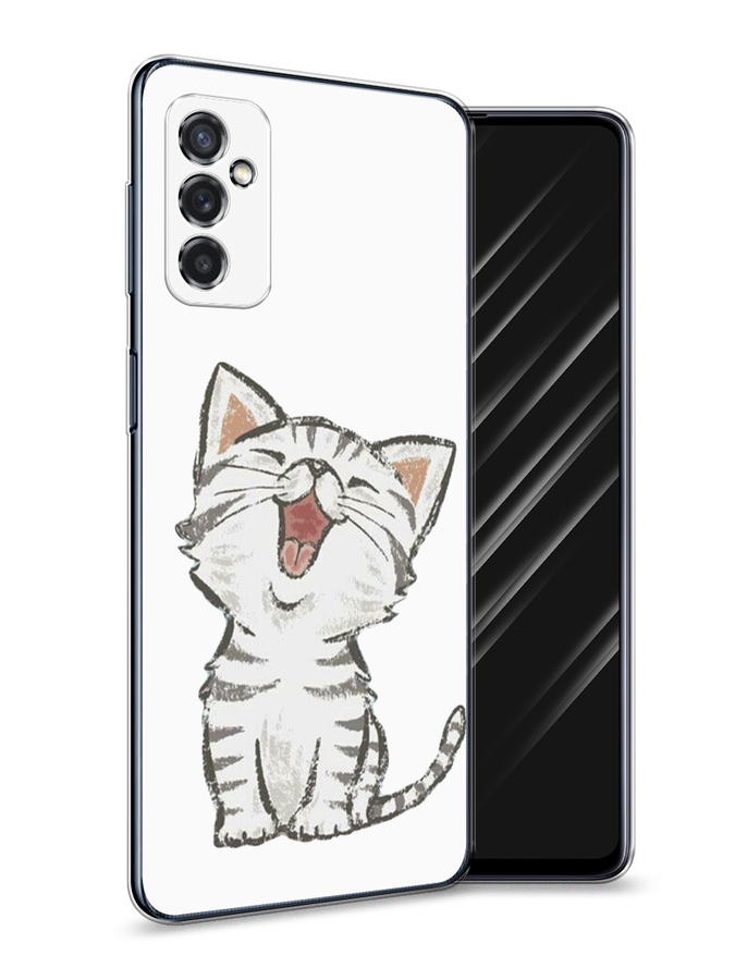 

Чехол Awog на Samsung Galaxy M52 / Самсунг M52 "Котенок рисованный", Разноцветный, 2104350-1