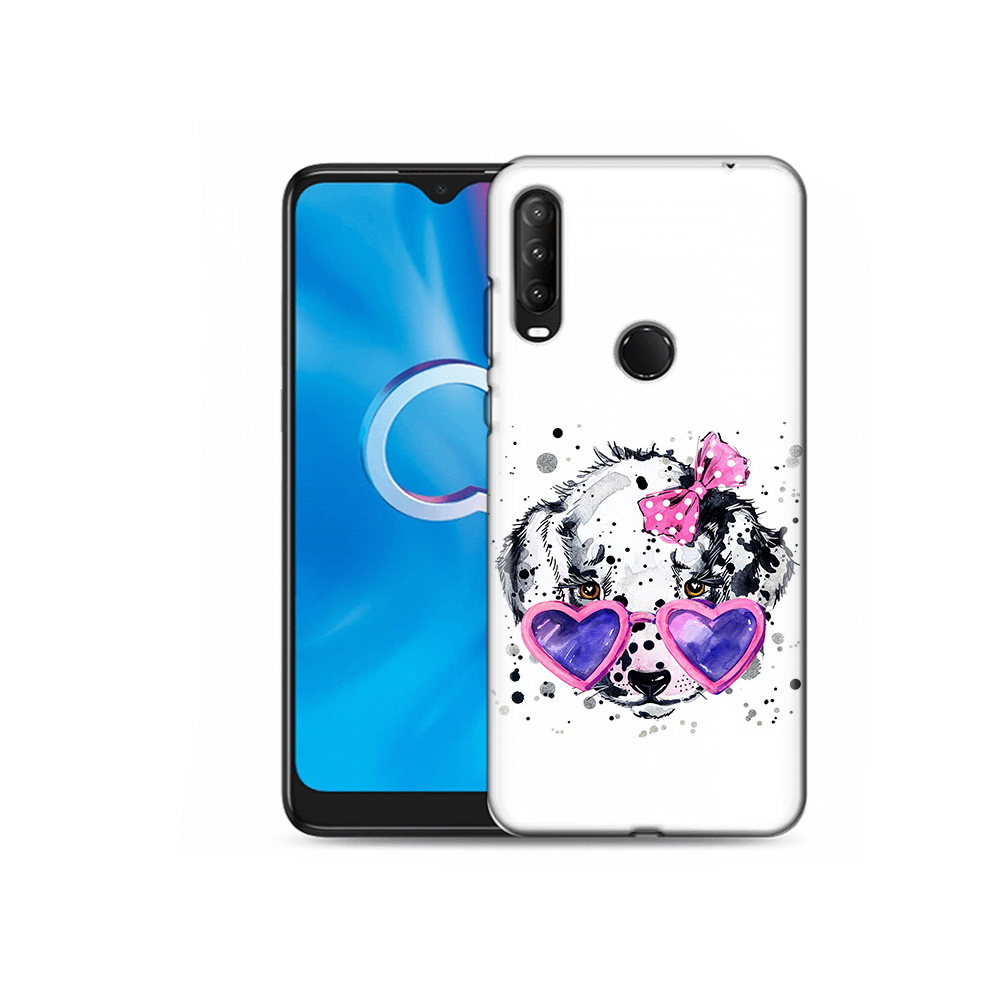 

Чехол MyPads Tocco для Alcatel 1S (2020) 5028Y долматинец в очках (PT145668.665.337), Прозрачный, Tocco