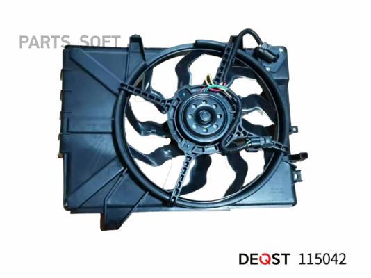 DEQST 115042 Вентилятор радиатора двигателя HYUNDAI GETZ (TB) 09.02-06.09