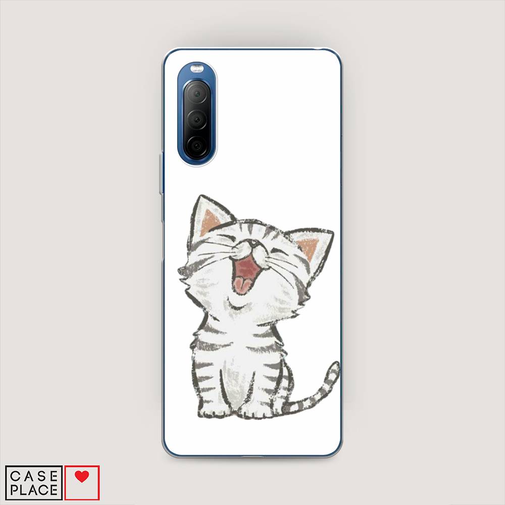 

Чехол Awog на Sony Xperia 10 II "Котенок рисованный", Разноцветный, 54650-1