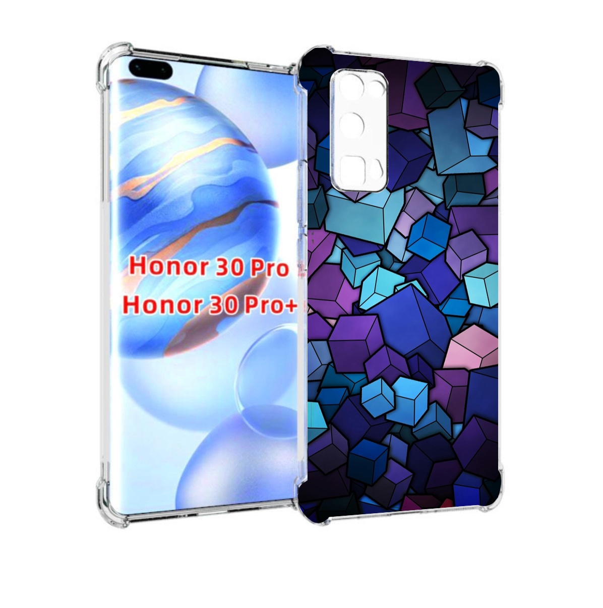 

Чехол бампер MyPads лепестки для Honor 30 Pro, Прозрачный, Tocco