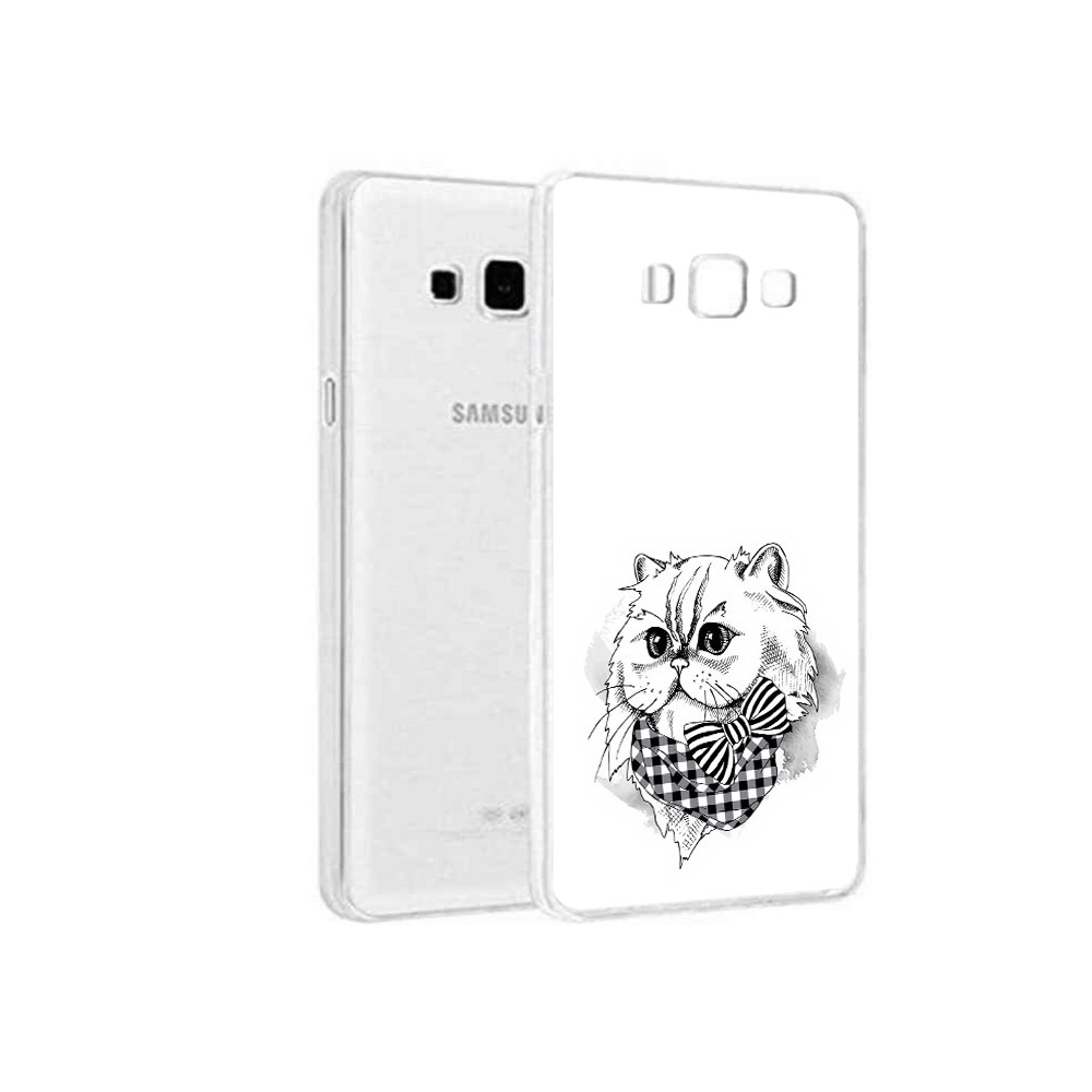 

Чехол MyPads Tocco для Samsung Galaxy On5 нарисованная красивая кошечка, Прозрачный, Tocco