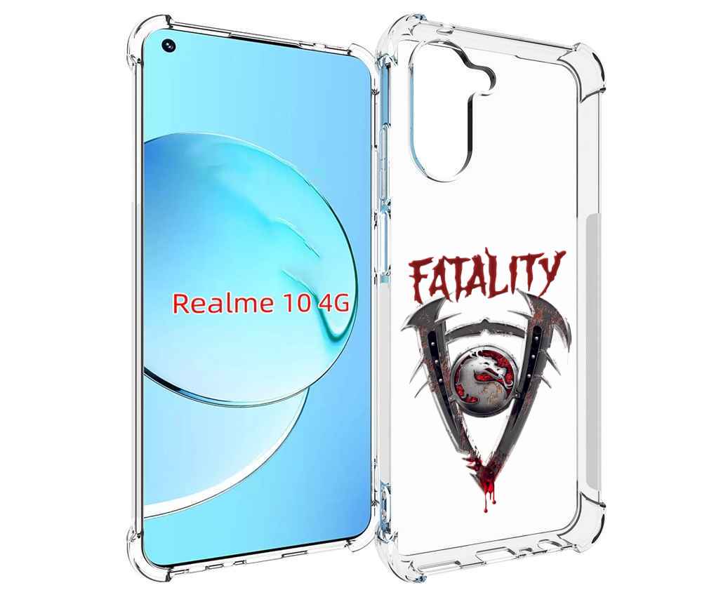 

Чехол MyPads Фаталити мужской для Realme 10, Прозрачный, Tocco