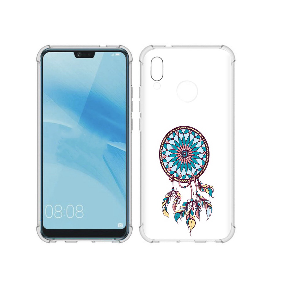 

Чехол MyPads Tocco для Huawei P20 Lite ловец снов синий (PT130405.51.443), Прозрачный, Tocco