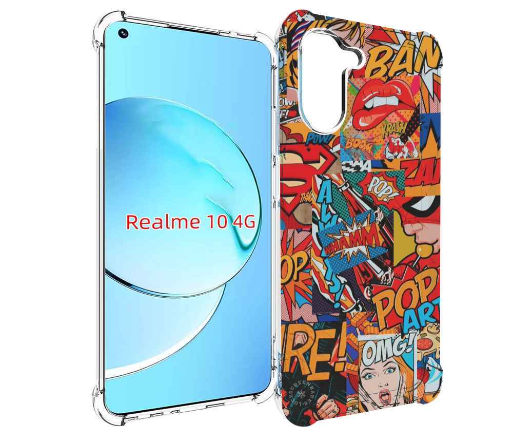 

Чехол MyPads Фон для Realme 10, Прозрачный, Tocco
