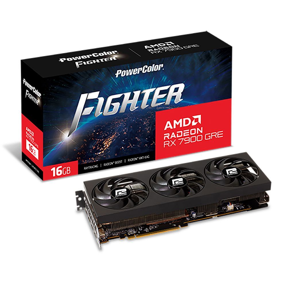 

Видеокарта PowerColor AMD Radeon RX 7900 GRE Fighter, Radeon RX 7900 GRE Fighter