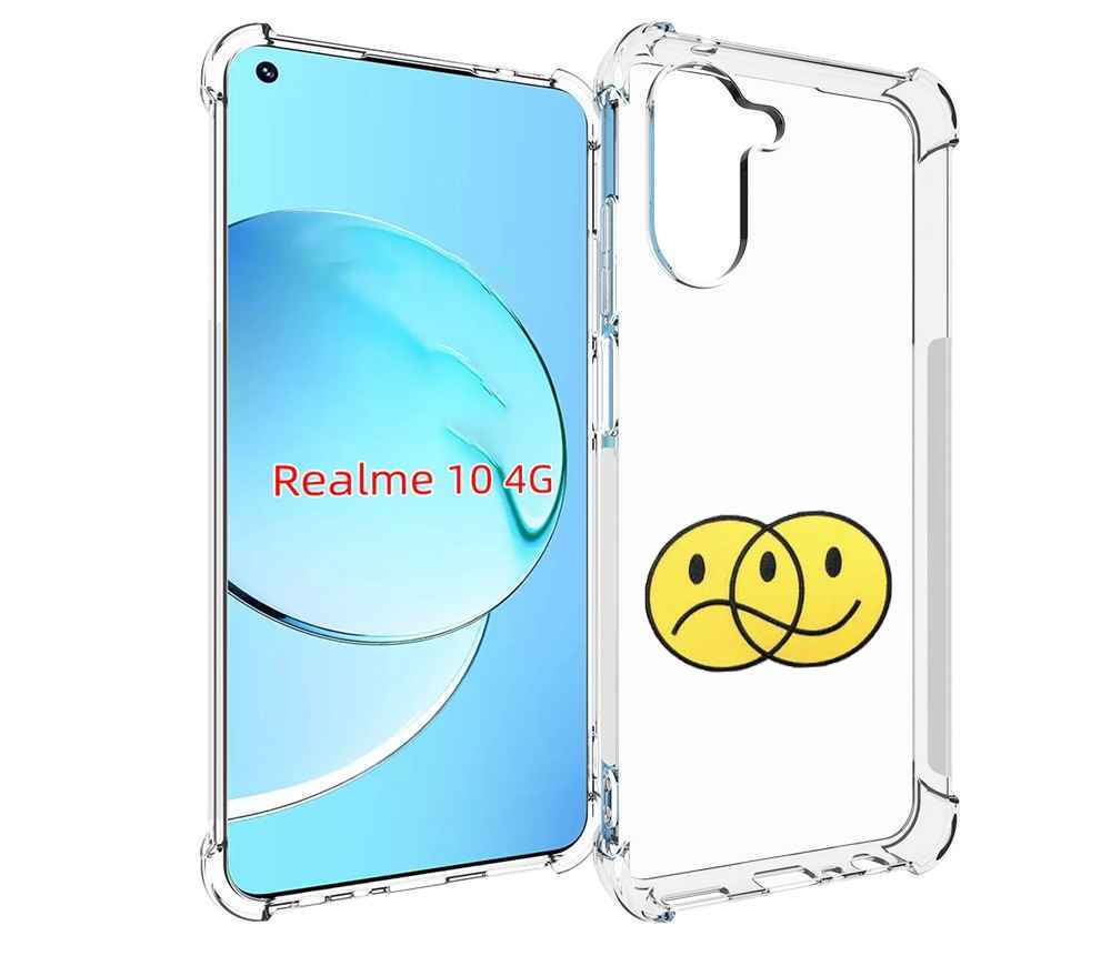 

Чехол MyPads Хиппи для Realme 10, Прозрачный, Tocco