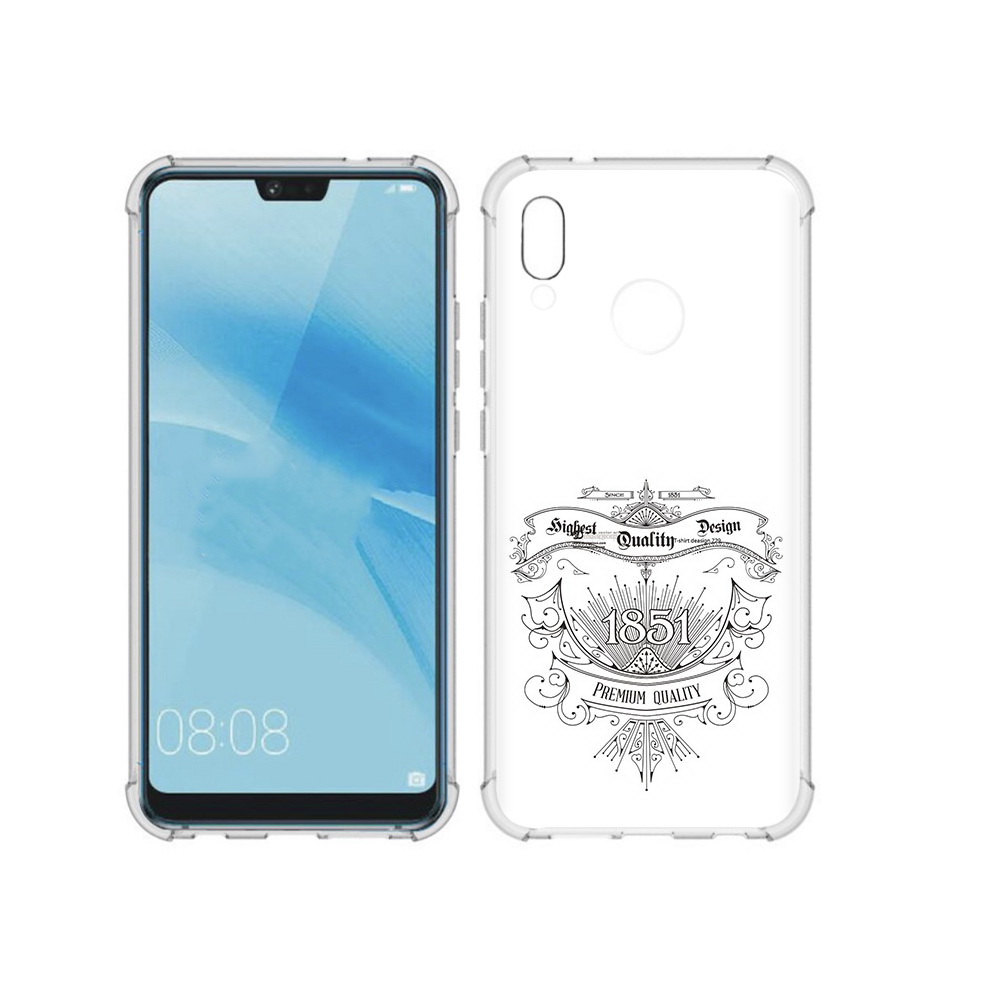 Чехол MyPads Tocco для Huawei P20 Lite логотип 1851 год (PT130405.51.444)