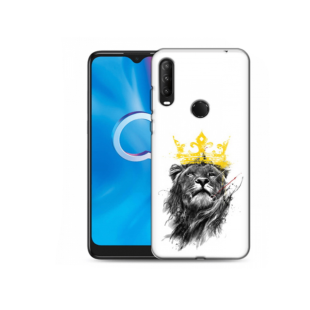 

Чехол MyPads Tocco для Alcatel 1S (2020) 5028Y король-лев (PT145668.665.391), Прозрачный, Tocco