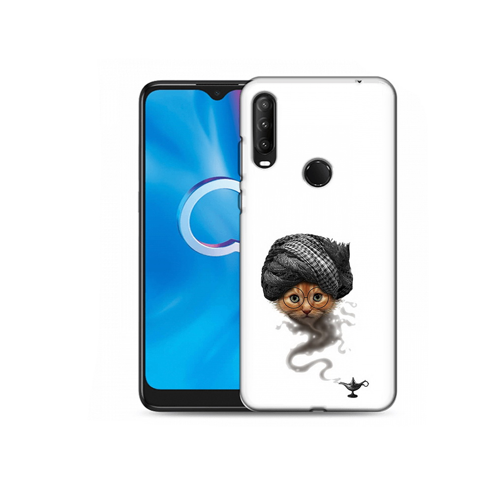 

Чехол MyPads Tocco для Alcatel 1S (2020) 5028Y кот джин (PT145668.665.398), Прозрачный, Tocco