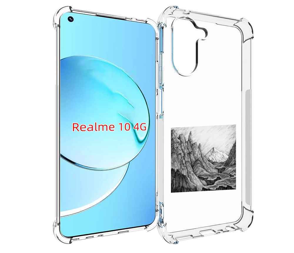 

Чехол MyPads Ямакаса Мияги и Энди Панда для Realme 10, Прозрачный, Tocco