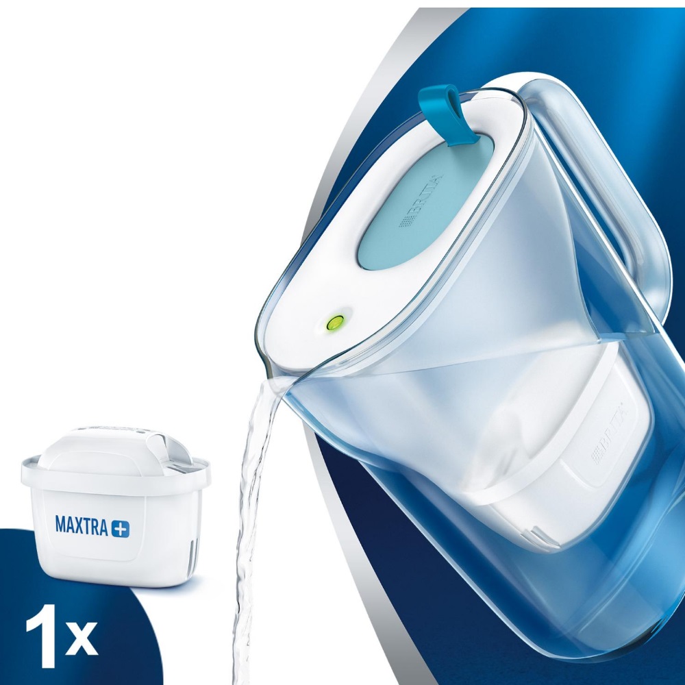 фото Фильтр для воды brita style mx+ xl, синий, 3.6л