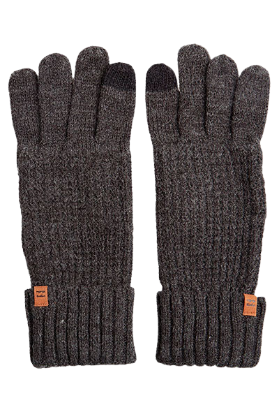 фото Перчатки мужские billabong brooklyn gloves black heather, one size