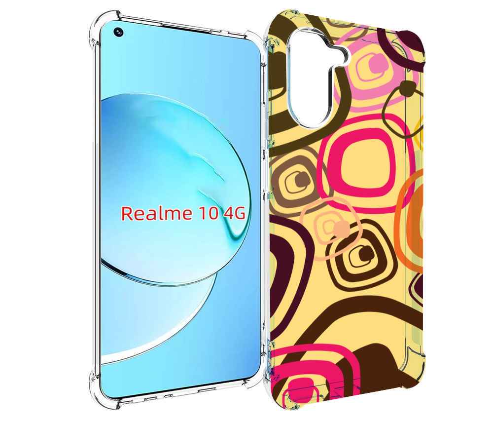 

Чехол MyPads абстракция-на-желтом-фоне для Realme 10, Прозрачный, Tocco