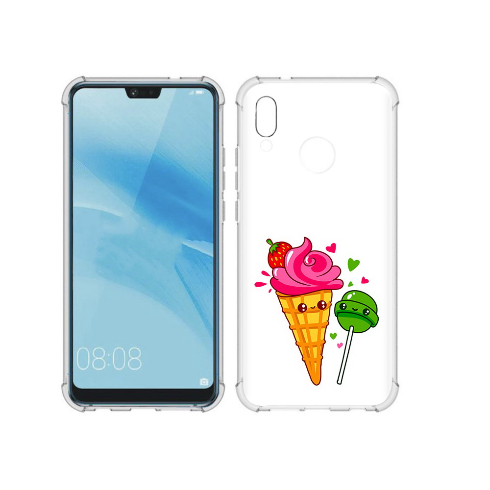 

Чехол MyPads Tocco для Huawei P20 Lite Вкусняшки (PT130405.51.45), Прозрачный, Tocco