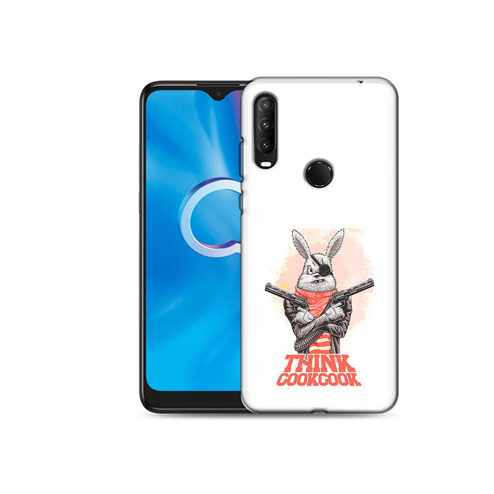 

Чехол MyPads Tocco для Alcatel 1S (2020) 5028Y кролик пират (PT145668.665.419), Прозрачный, Tocco