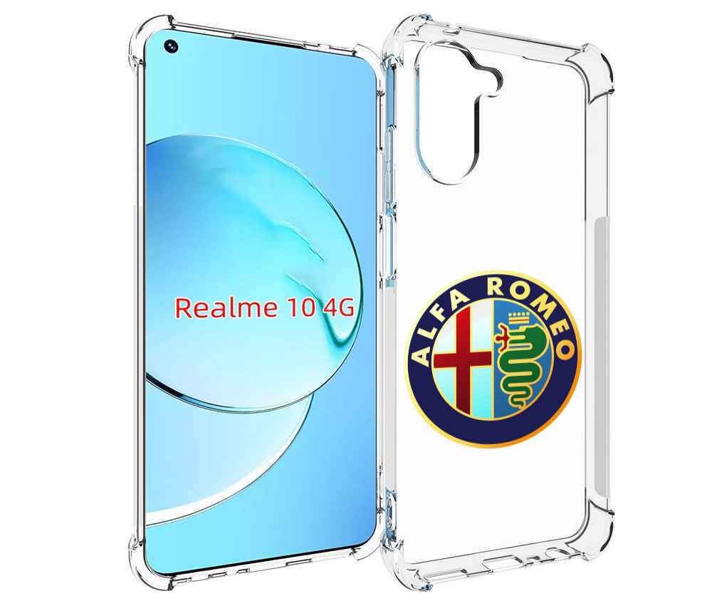 

Чехол MyPads альфа-ромео-2 мужской для Realme 10, Прозрачный, Tocco