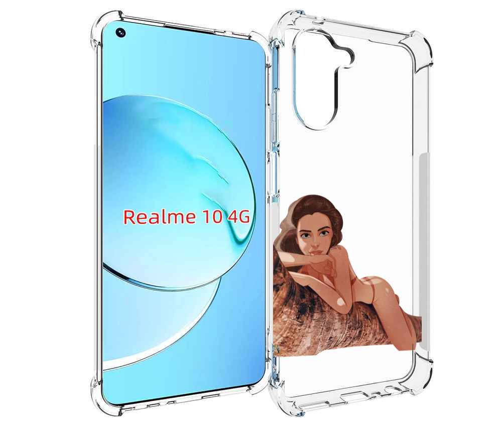

Чехол MyPads амазонка-на-дереве для Realme 10, Прозрачный, Tocco