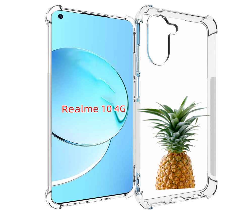 

Чехол MyPads ананас для Realme 10, Прозрачный, Tocco
