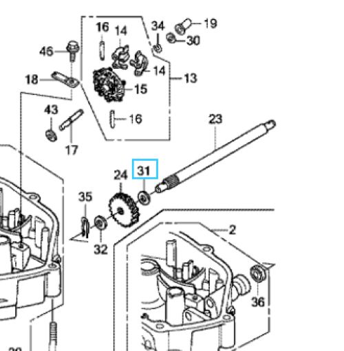 

Воротниковая втулка 6.2X11, HONDA , Оригинал, 1 шт., 1