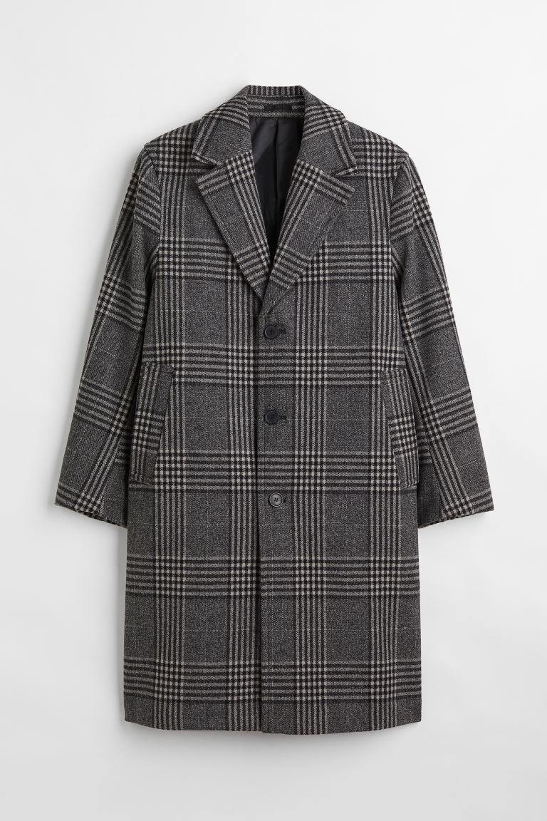 

Пальто мужское H&M 1027182001 серое L (доставка из-за рубежа), Серый, 1027182001
