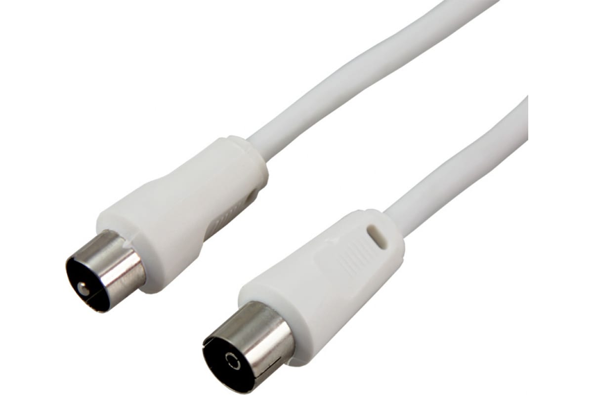 

Шнур Rexant Plug TV - Jack TV 3m White 18-0004