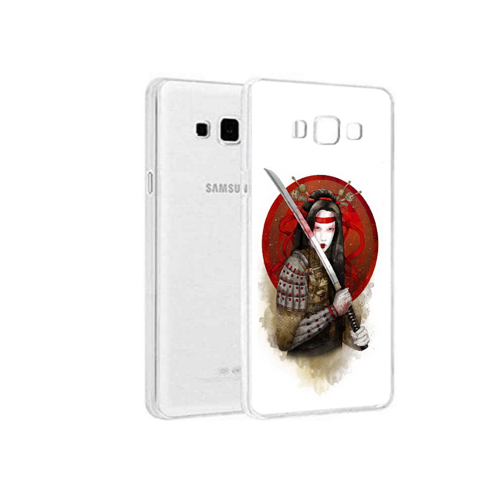 

Чехол MyPads Tocco для Samsung Galaxy On5 рисованная девушка с катаной, Прозрачный, Tocco