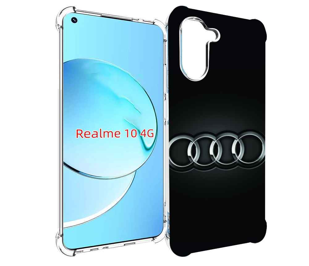 

Чехол Mypads Audi 2 Для Realme 10, Прозрачный, Tocco