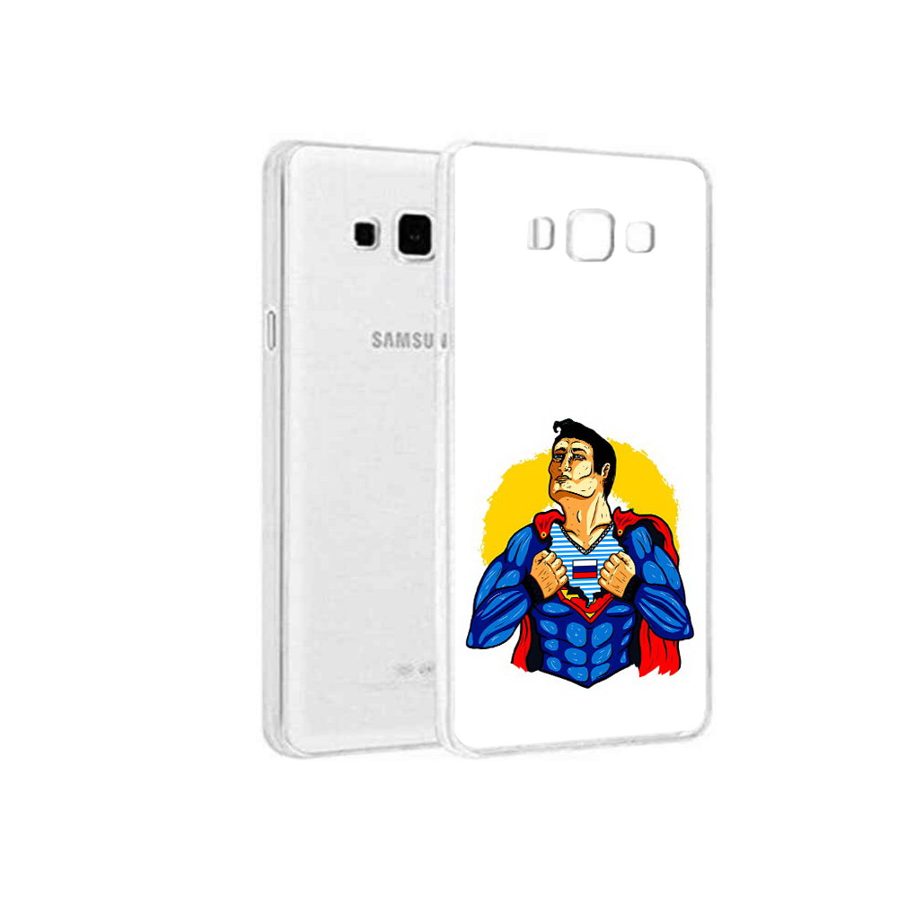 

Чехол MyPads Tocco для Samsung Galaxy On5 русский супермен, Прозрачный, Tocco